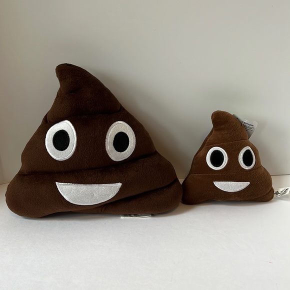 Toys | Large Plush Poo Emoji | Poshmark